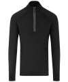 JC030 Flex Half Zip Top Jet Black colour image